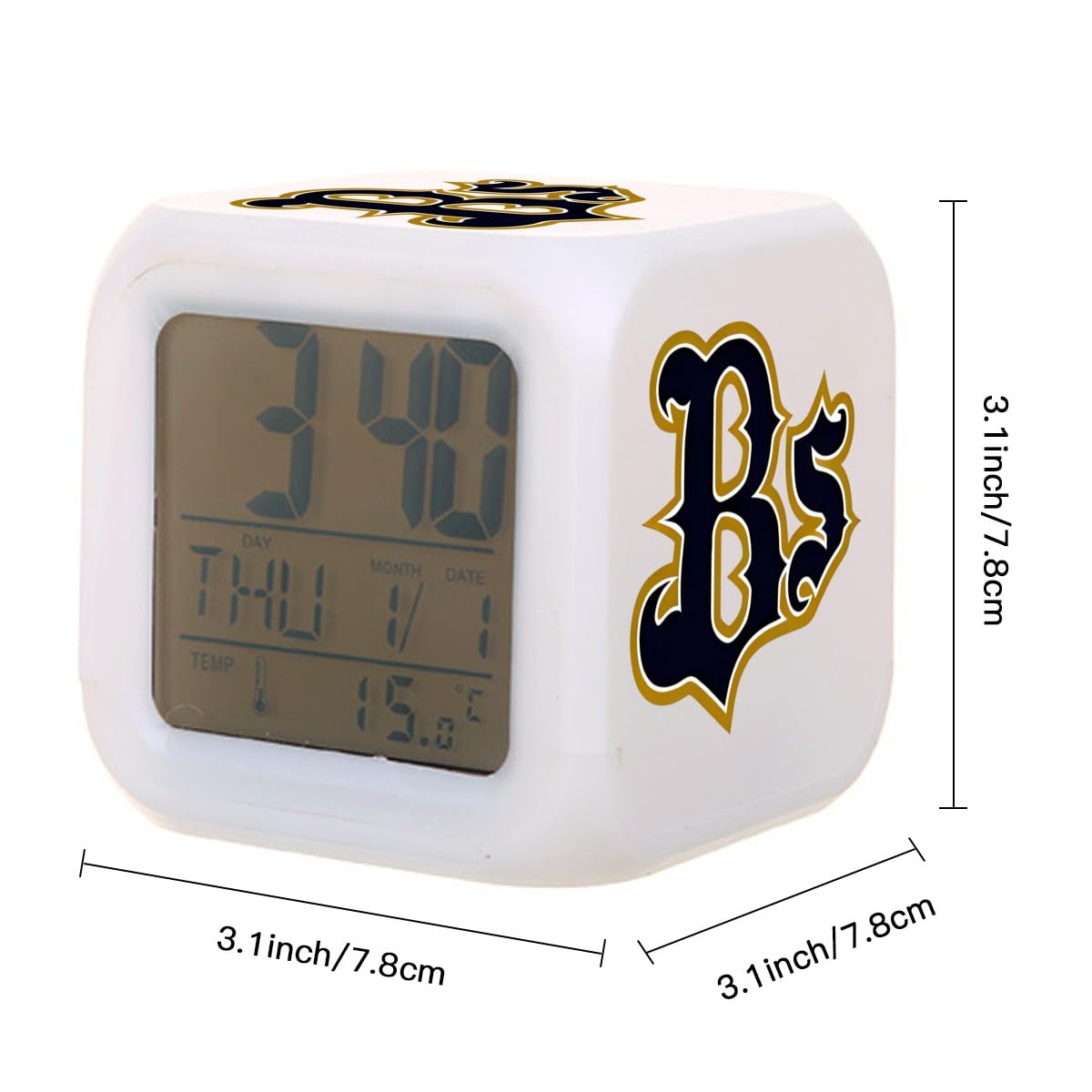 オルゴール　時計　ライト Amazon.co.jp: 目覚まし時計 LEDカラフル オリックス・バファローズ